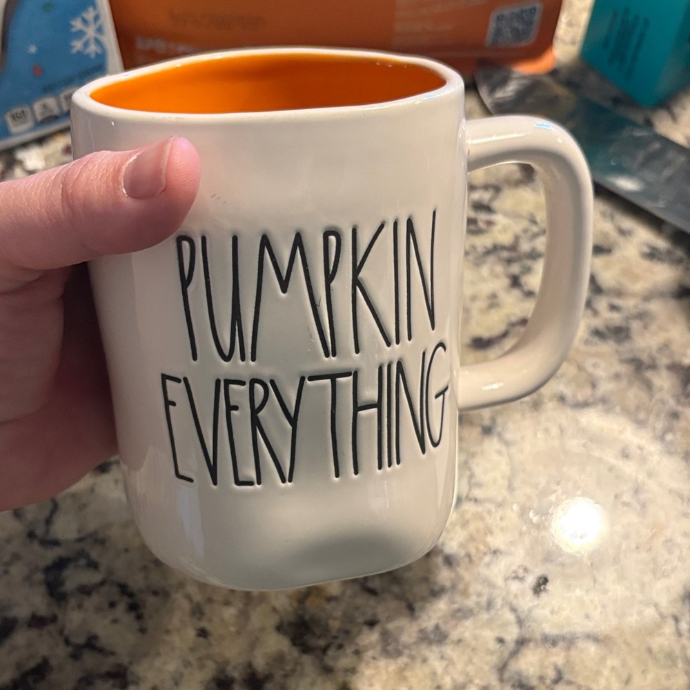 Rae Dunn Pumpkin Everything Ceramic Mug